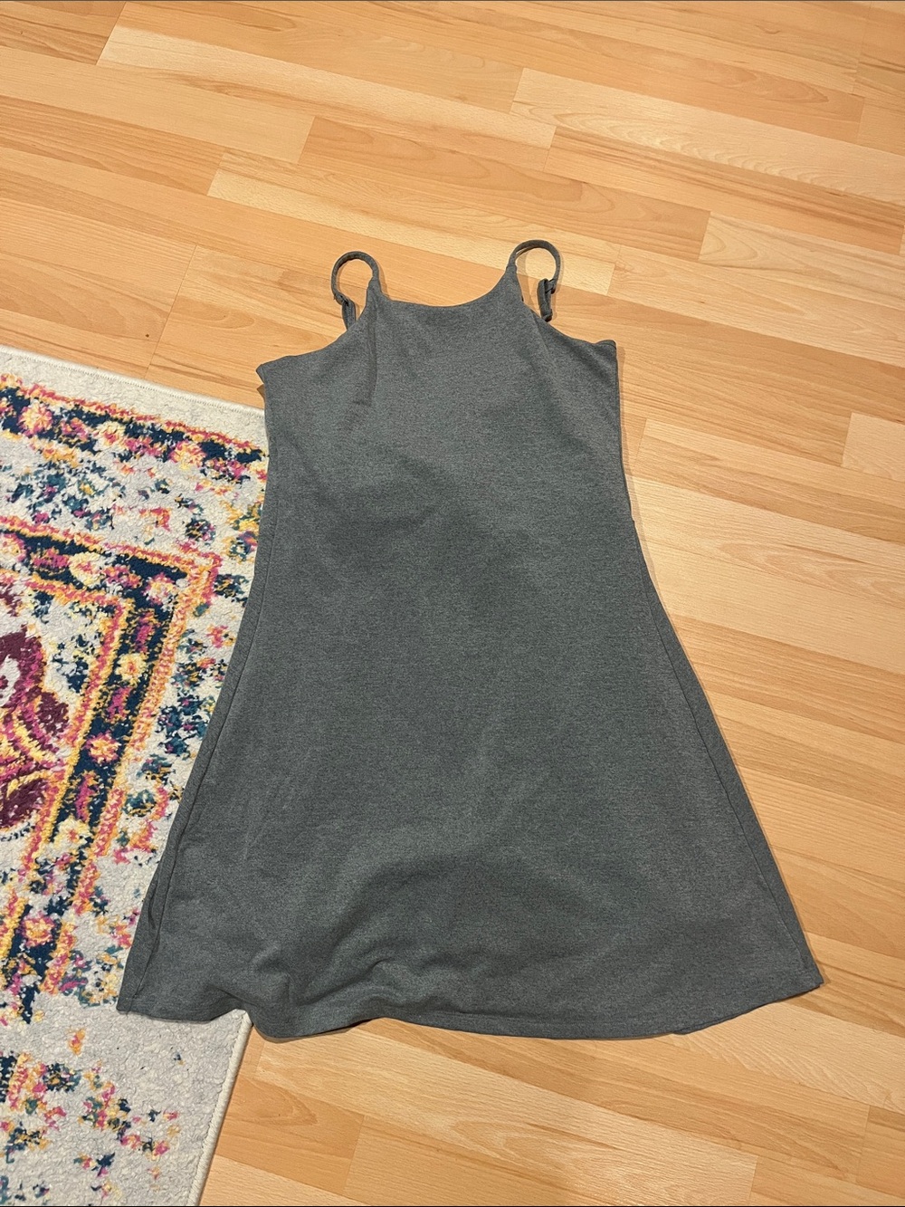 Gray Athletic Dress with Shorts